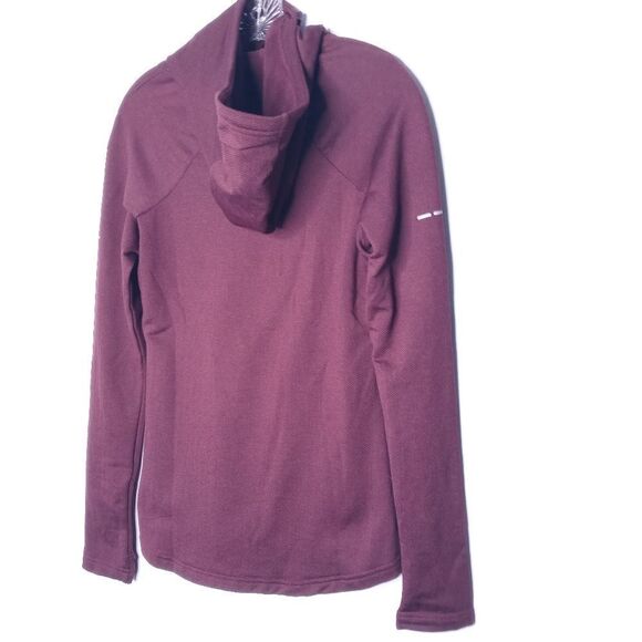Mondetta burgandy pullover sweatshirt with hoodie - Picture 7 of 8